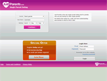 Tablet Screenshot of justparents.com